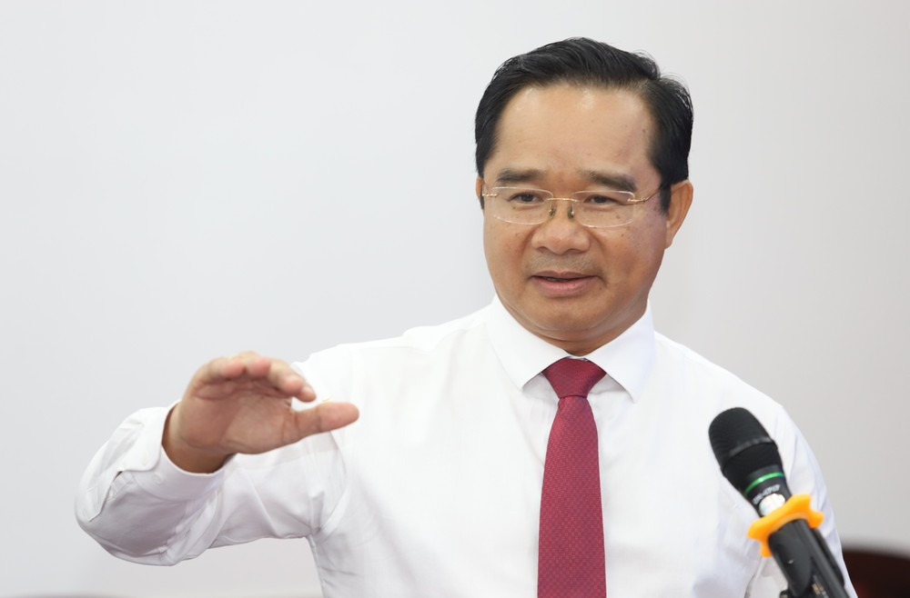 Chủ tịch UBND TPHCM Nguyễn Văn Được được phân công giữ nhiệm vụ Trưởng Tiểu ban thực hiện Nghị quyết 57. Ảnh: Ngô Tùng Chủ tịch UBND TPHCM Nguyễn Văn Được được phân công giữ nhiệm vụ Trưởng Tiểu ban thực hiện Nghị quyết 57. Ảnh: Ngô Tùng