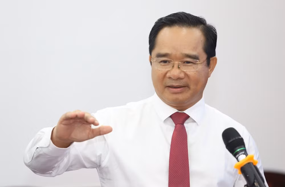 Chủ tịch UBND TPHCM Nguyễn Văn Được được phân công giữ nhiệm vụ Trưởng Tiểu ban thực hiện Nghị quyết 57. Ảnh: Ngô Tùng Chủ tịch UBND TPHCM Nguyễn Văn Được được phân công giữ nhiệm vụ Trưởng Tiểu ban thực hiện Nghị quyết 57. Ảnh: Ngô Tùng