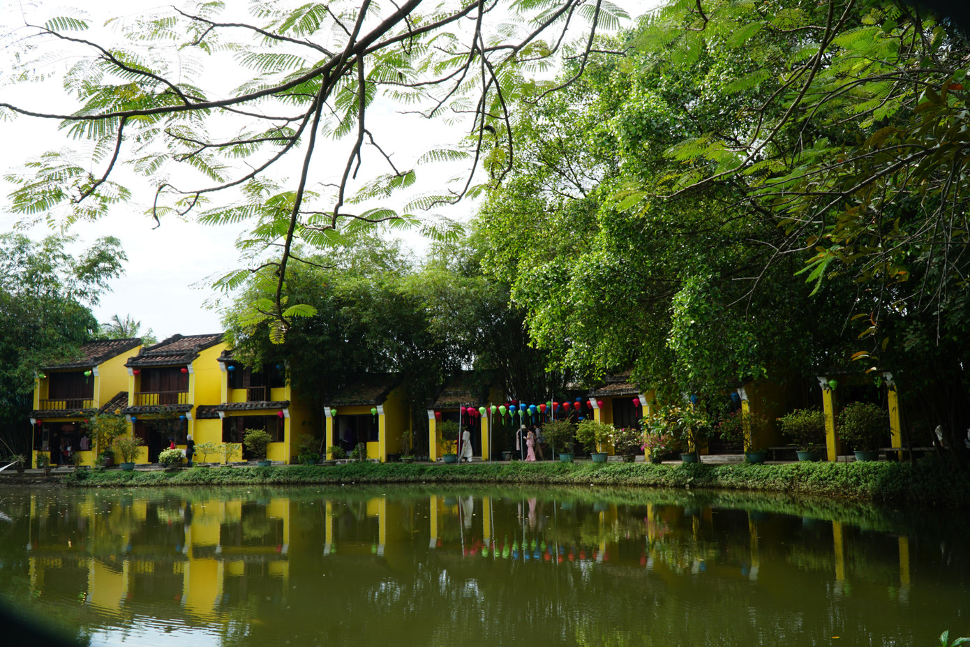 Không gian thơ mộng, cổ kính như Hội An thu nhỏ tại Bảo tàng Áo dài.