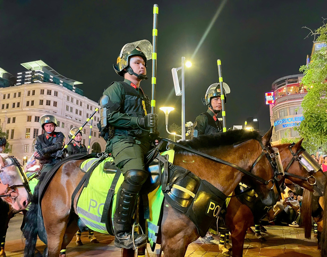 Sự xuất hiện của những chú ngựa được chăm sóc kỹ lưỡng với bộ lông óng mượt hút mọi ánh nhìn.