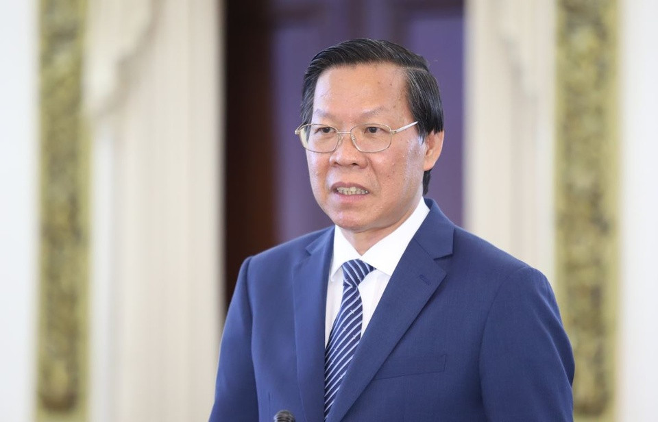 Chủ tịch UBND TPHCM Phan Văn Mãi. Ảnh: Ngô Tùng Chủ tịch UBND TPHCM Phan Văn Mãi. Ảnh: Ngô Tùng