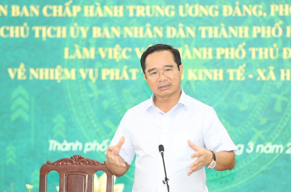 Chủ tịch UBND TPHCM Nguyễn Văn Được. Ảnh: Ngô Tùng Chủ tịch UBND TPHCM Nguyễn Văn Được. Ảnh: Ngô Tùng