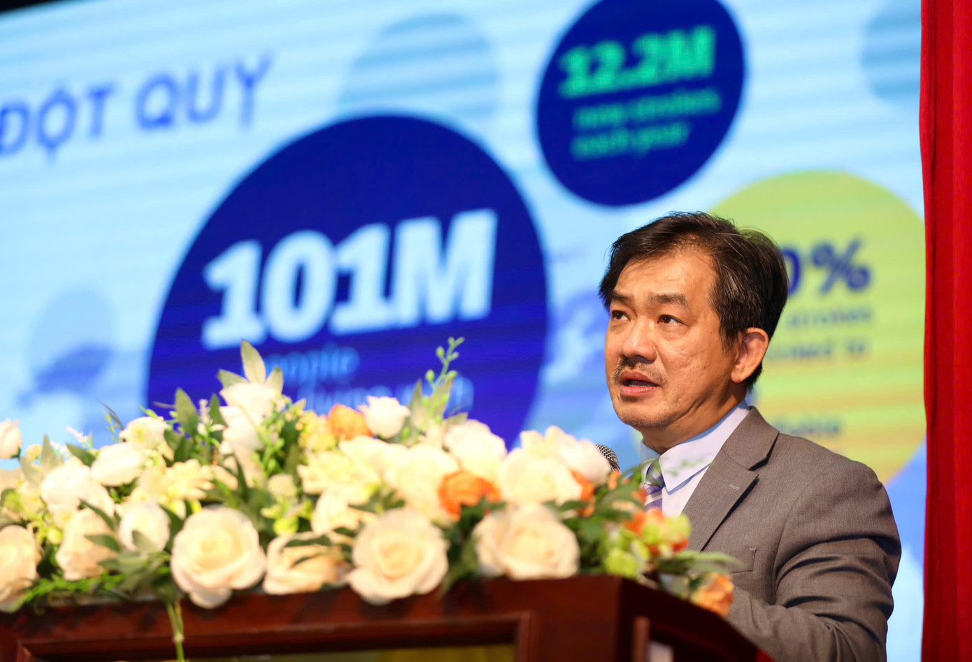 PGS.TS.BS Nguyễn Huy Thắng phát biểu tham luận tại hội thảo. Ảnh: Duy Anh . PGS.TS.BS Nguyễn Huy Thắng phát biểu tham luận tại hội thảo. Ảnh: Duy Anh .