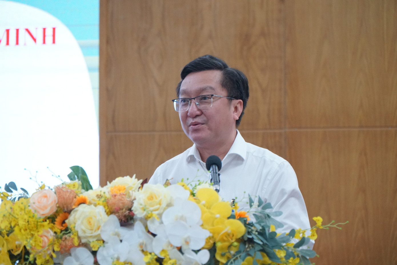 Ông Nguyễn Bảo Quốc, Phó giám đốc Sở GD&ĐT TPHCM phát biểu tại buổi làm việc. Ảnh: Anh Nhàn. Ông Nguyễn Bảo Quốc, Phó giám đốc Sở GD&ĐT TPHCM phát biểu tại buổi làm việc. Ảnh: Anh Nhàn.