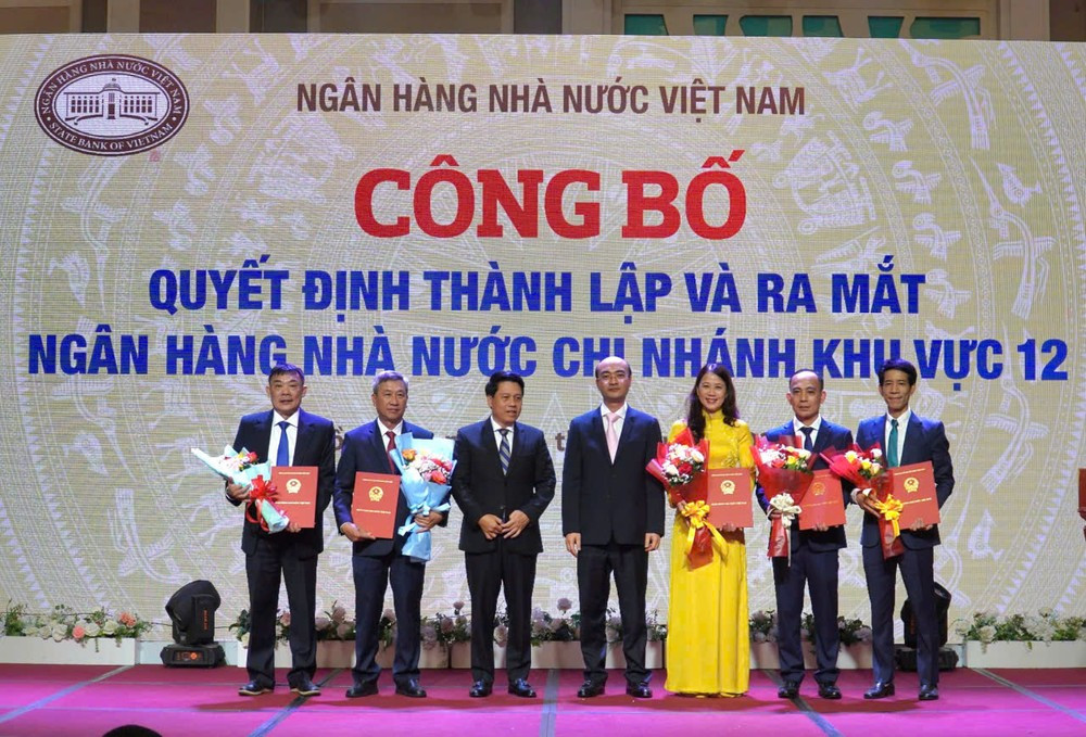 Các nhân sự lãnh đạo NHNN khu vực 12.