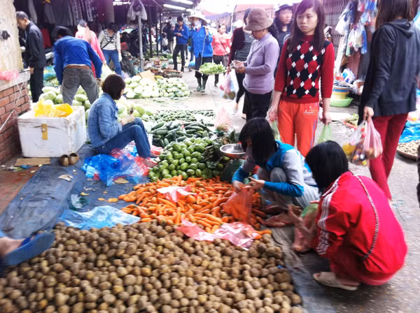 Rau xanh giá... mềm