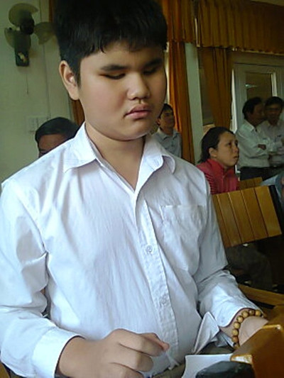 Chuyện cậu học trò mù được ghi vào kỷ lục châu Á ảnh 1