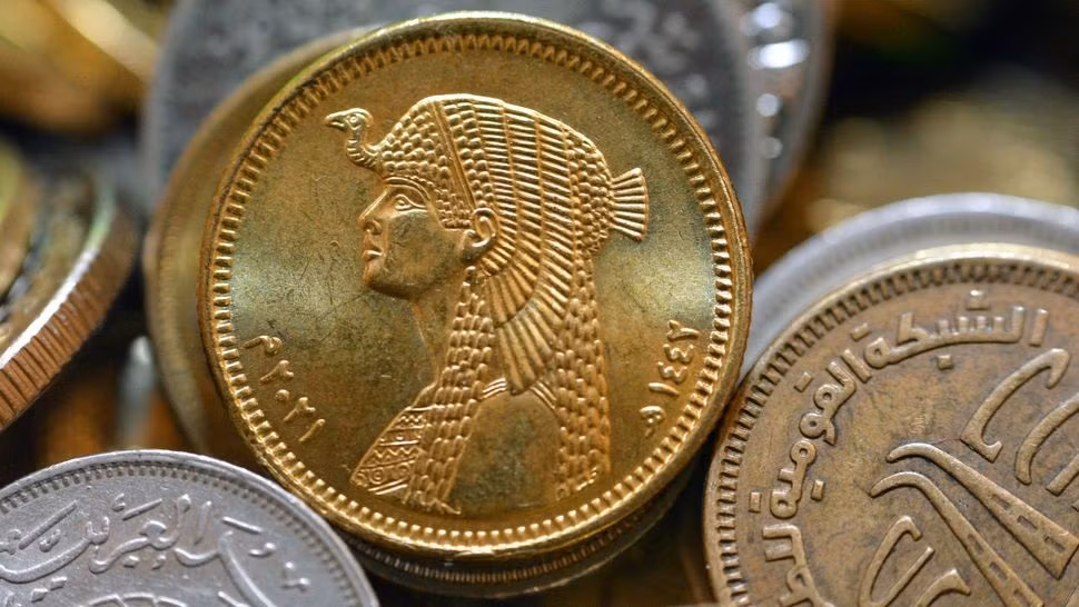 Cleopatra trên mặt của đồng tiền 50 piaster của Ai Cập (năm 2021 sau Công Nguyên). (Ảnh: Tamer Soliman qua Getty Images)