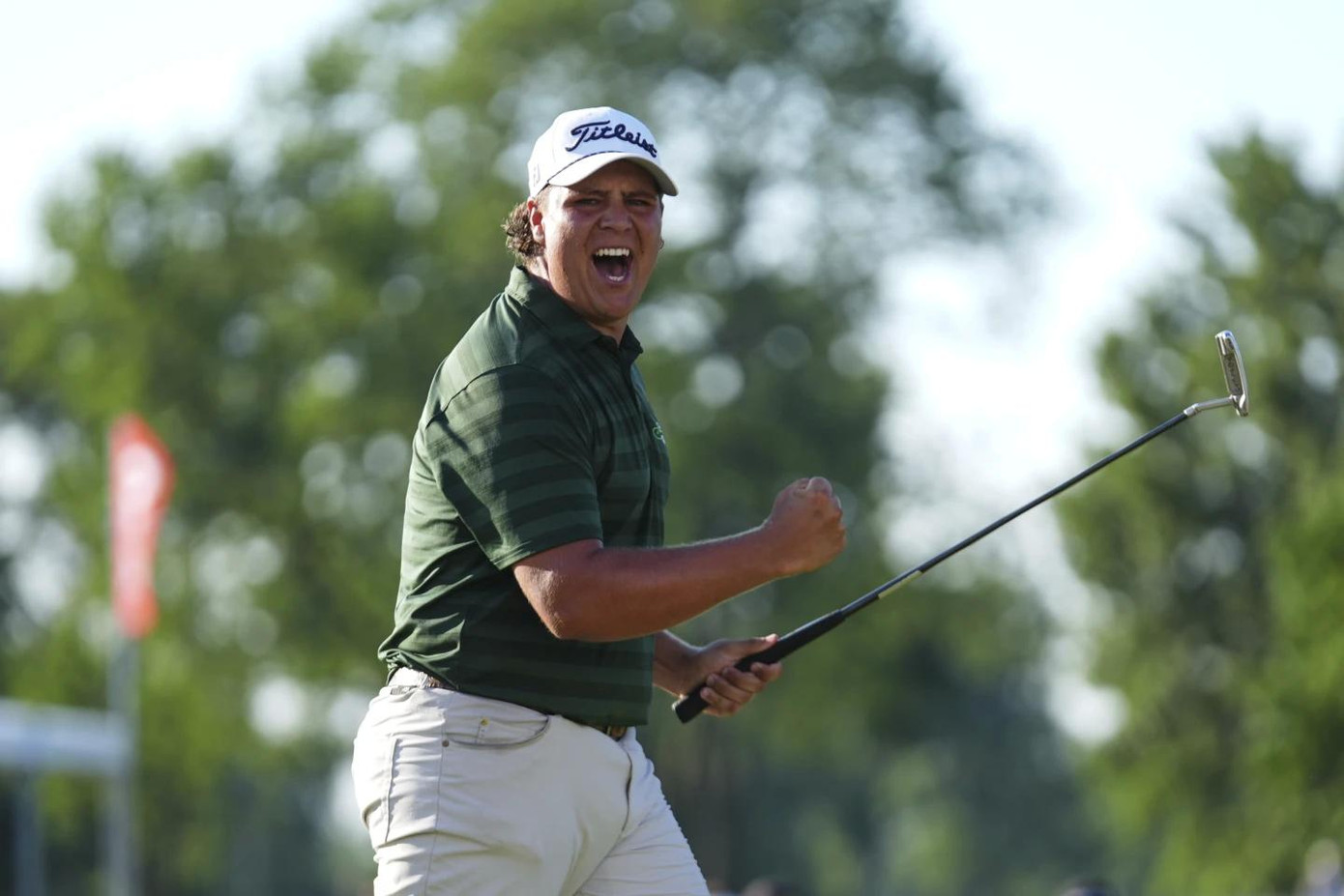 Khoảnh khắc bùng nổ cảm xúc của Potgieter.