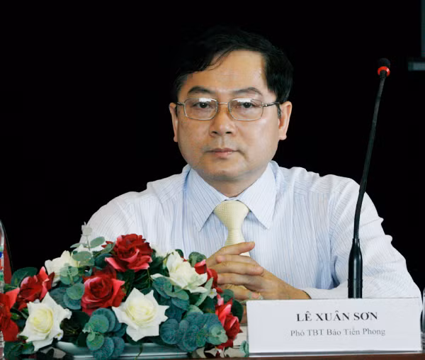 Phó Tổng Biên tập báo Tiền Phong Lê Xuân Sơn. Ảnh: Minh Đức. Phó Tổng Biên tập báo Tiền Phong Lê Xuân Sơn. Ảnh: Minh Đức