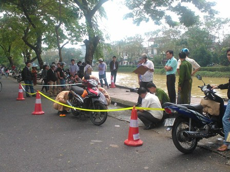 Hiện trường nơi xảy ra vụ việc