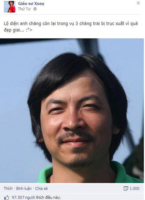Ảnh “chế” từ trang cá nhân của GS Cù Trọng Xoay. Ảnh “chế” từ trang cá nhân của GS Cù Trọng Xoay