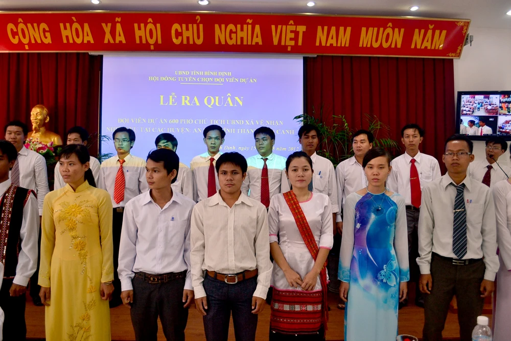 20 vị PCT trẻ tuổi tại lễ ra quân