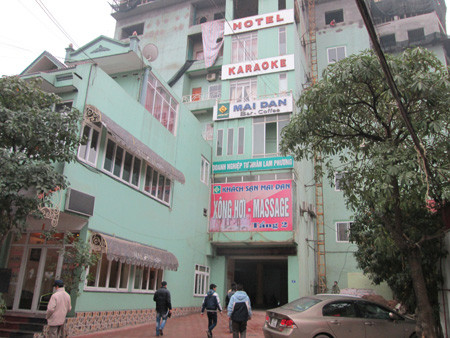 Nhà nghỉ Mai Đan nơi ông Bình bị giết hại. Nhà nghỉ Mai Đan nơi ông Bình bị giết hại