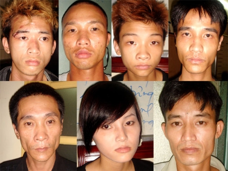 Băng nhóm do Hiệp “gà” cầm đầu bị bắt.