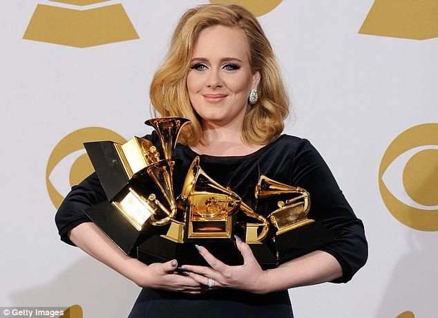 Adele là một nghệ sĩ tài năng với 6 giải Grammy
