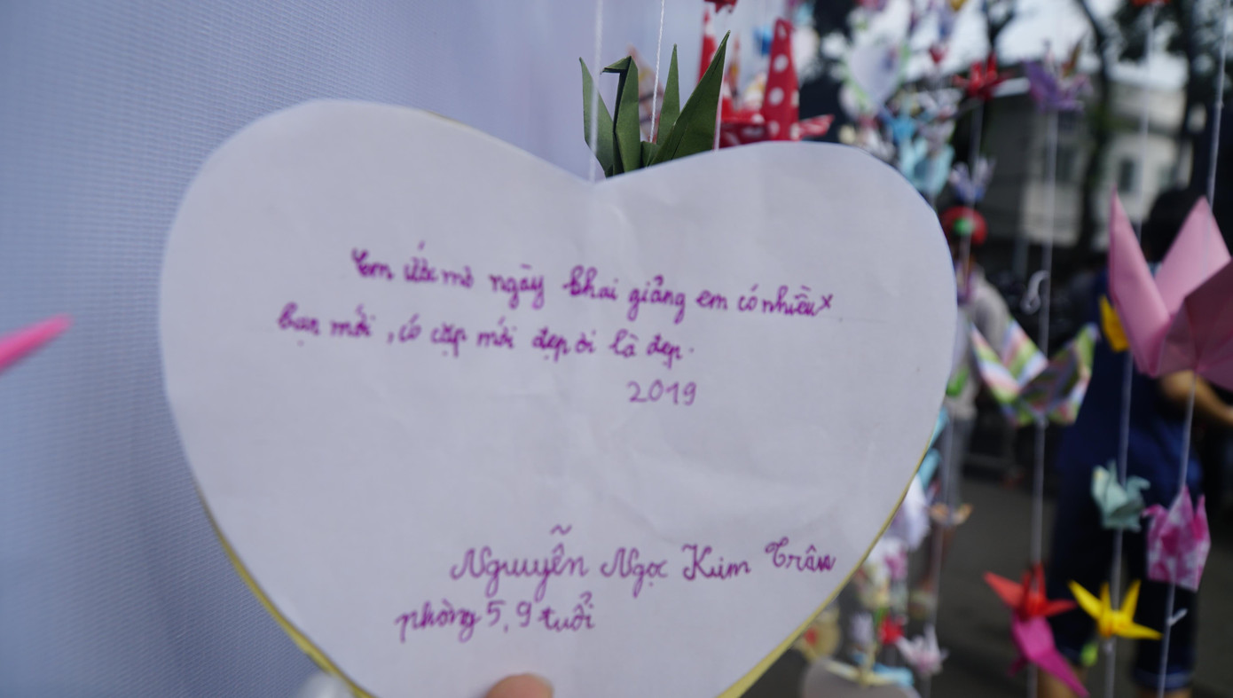 Lễ khai giảng đặc biệt trong bệnh viện của bệnh nhi ung thư ảnh 5