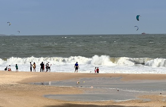 Khu vực bãi biển, nơi nạn nhân gặp nạn