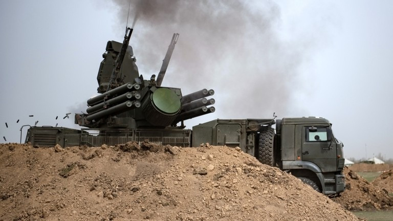 Hệ thống tên lửa phòng không Pantsir-S1 của quân đội Nga. Ảnh: Sputnik