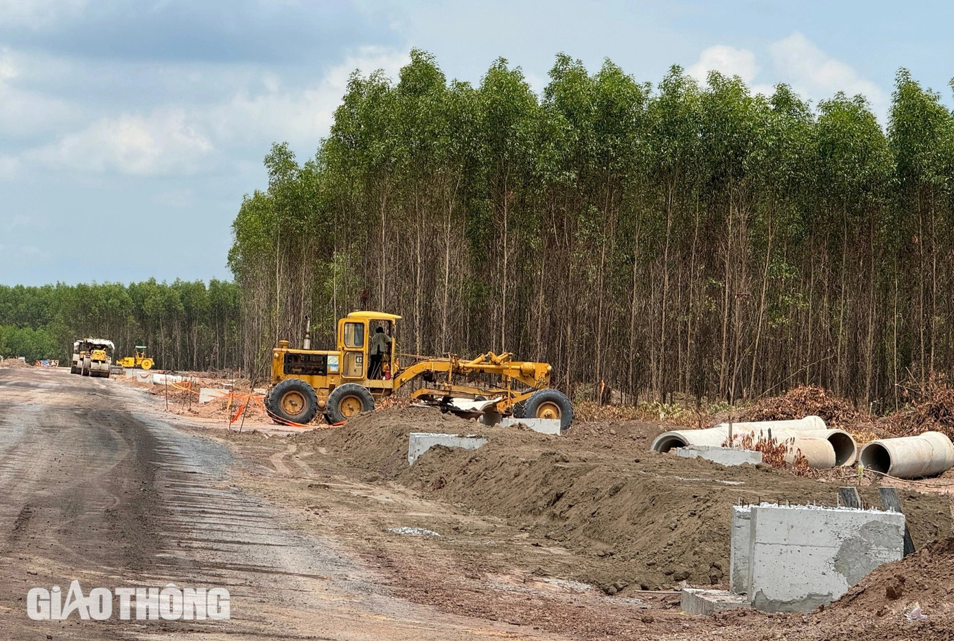 Ông Nguyễn Văn Dũng, Chỉ huy phó tại dự án khu tái định cư thuộc Công ty Cổ phần đầu tư và xây dựng Hiệp Phong cho biết, do mặt bằng mới có được khoảng hơn 1 tháng nên việc thi công bị ảnh hưởng. Trên thực địa vẫn còn một số khu vực cây tràm chưa được cưa cắt nên chưa thi công được. Ông Nguyễn Văn Dũng, Chỉ huy phó tại dự án khu tái định cư thuộc Công ty Cổ phần đầu tư và xây dựng Hiệp Phong cho biết, do mặt bằng mới có được khoảng hơn 1 tháng nên việc thi công bị ảnh hưởng. Trên thực địa vẫn còn một số khu vực cây tràm chưa được cưa cắt nên chưa thi công được.