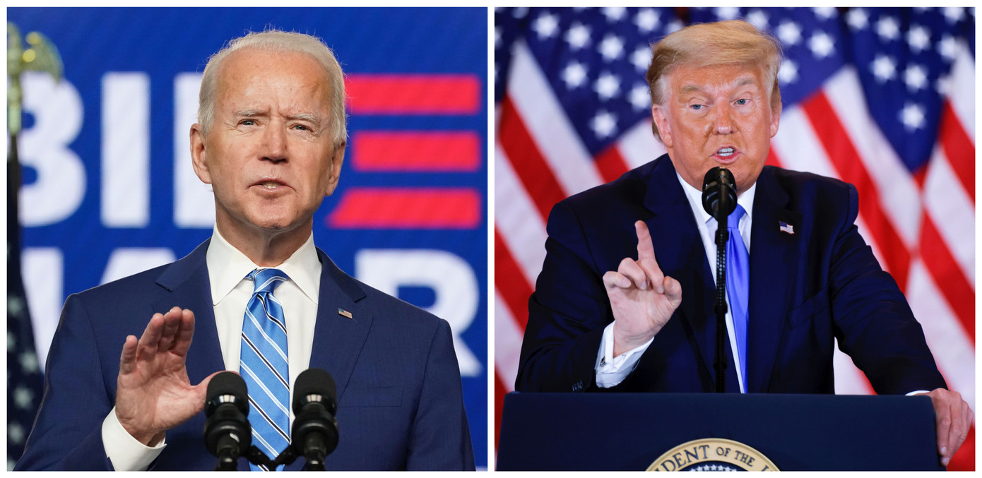Hai ứng viên Donald Trump và Joe Biden. Ảnh: Reuters