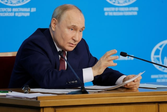 Tổng thống Nga Vladimir Putin. Ảnh: Reuters