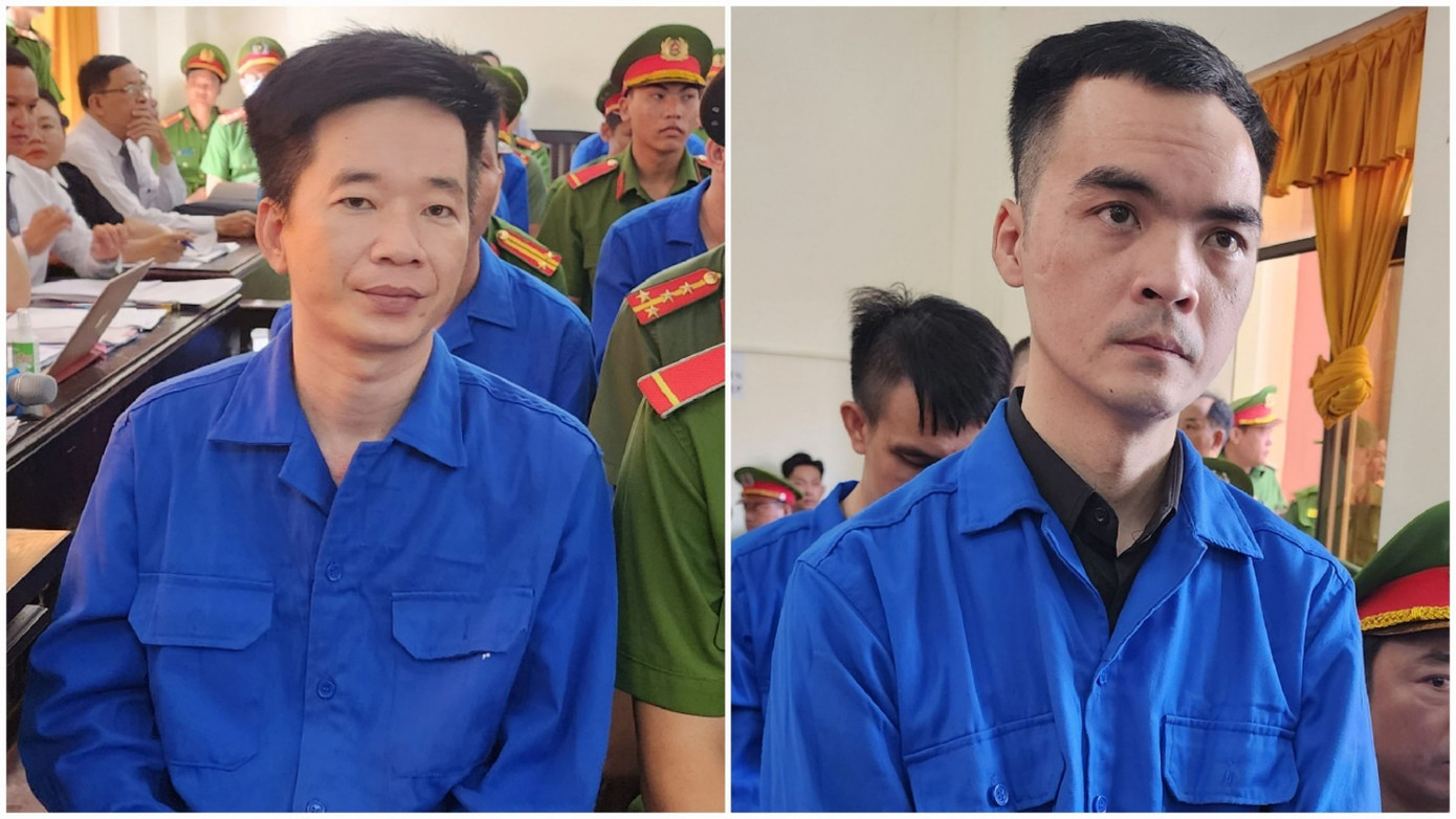 Bị cáo Nguyễn Văn Thái và Phạm Anh Hiếu cùng lãnh án chung thân