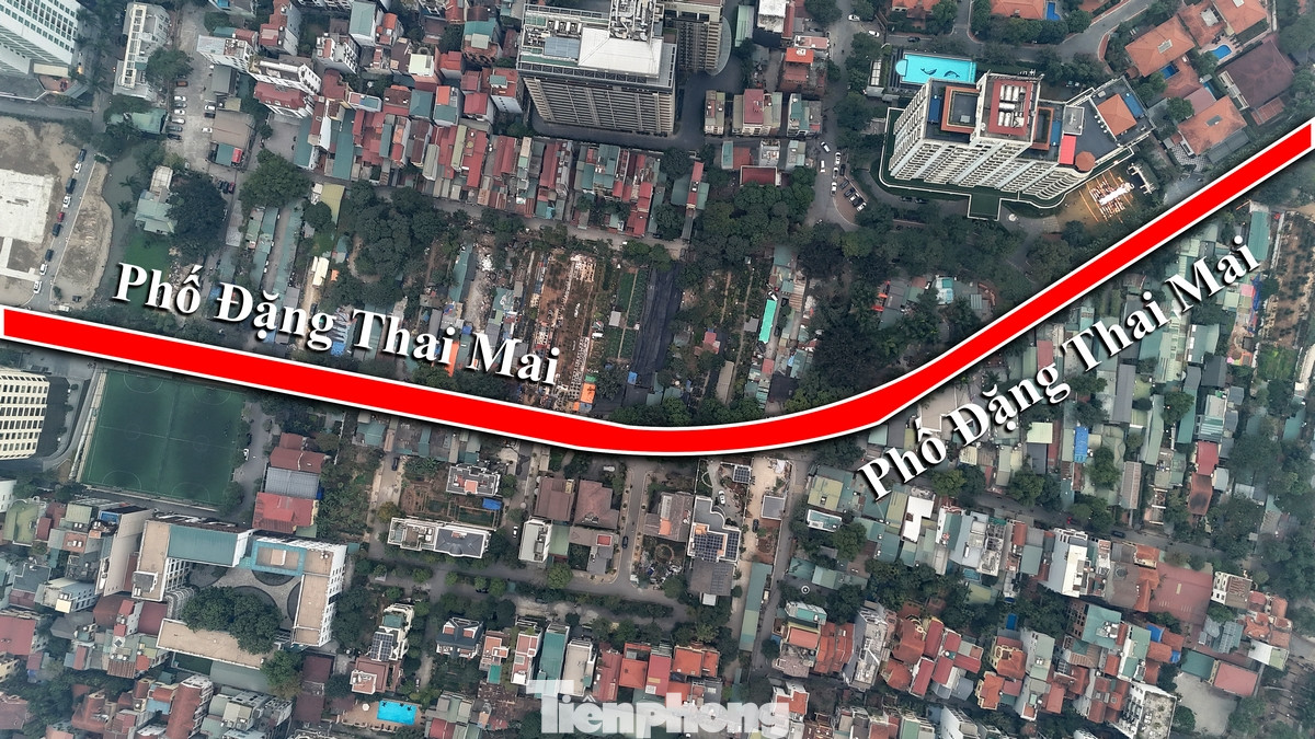 Dự án xây dựng tuyến đường Đặng Thai Mai - giai đoạn I là dự án trọng điểm của quận Tây Hồ trong thời gian tới. Dự án với chiều dài hơn 1,2km (điểm đầu từ khu biệt thự Tây Hồ, điểm cuối tại vị trí giao cắt với đường Xuân Diệu).