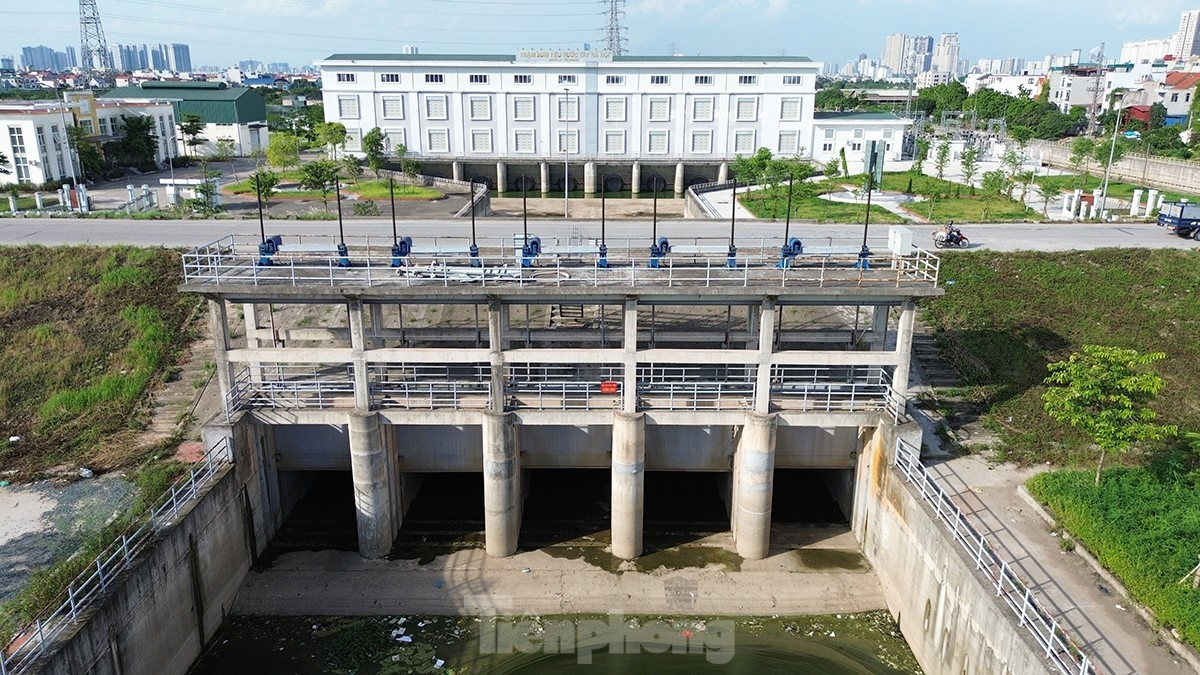 Trạm bơm này có nhiệm vụ tiêu úng cho 6.300 ha.