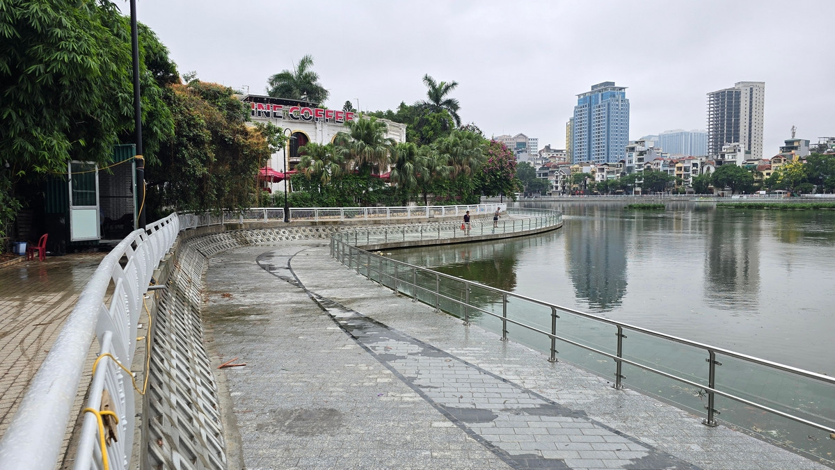 Cận cảnh bán đảo hồ Đống Đa sắp thành công viên, khu vui chơi ảnh 11