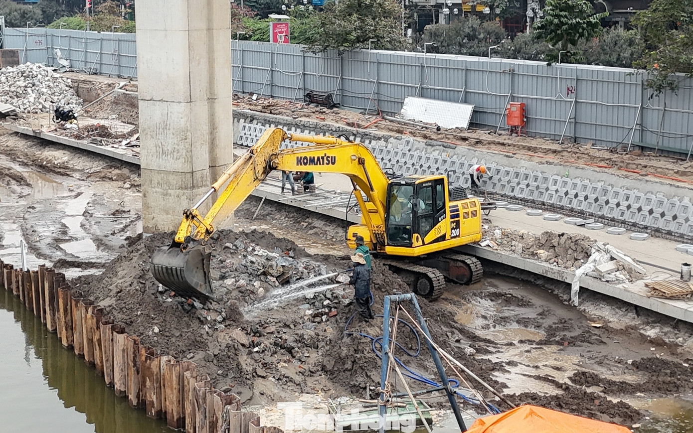 Dự án cải tạo hồ Đống Đa được khởi công vào tháng 7/2024, dự kiến hoàn thành vào tháng 8/2025.