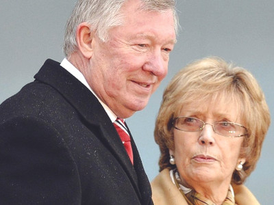 Sir Alex Ferguson và vợ Cathy Ferguson