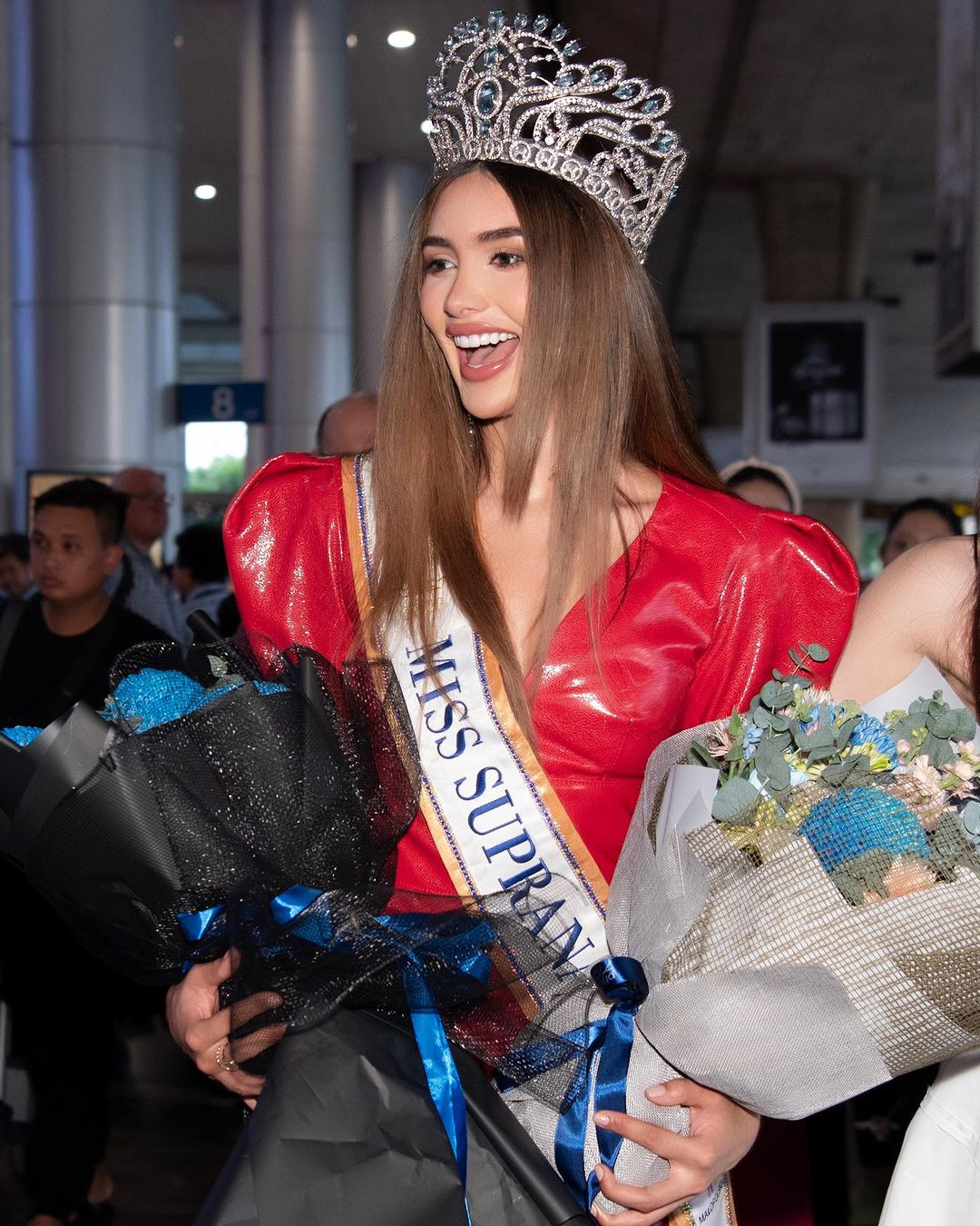 Andrea Aguilera khi tới Việt Nam. Andrea Aguilera khi tới Việt Nam.