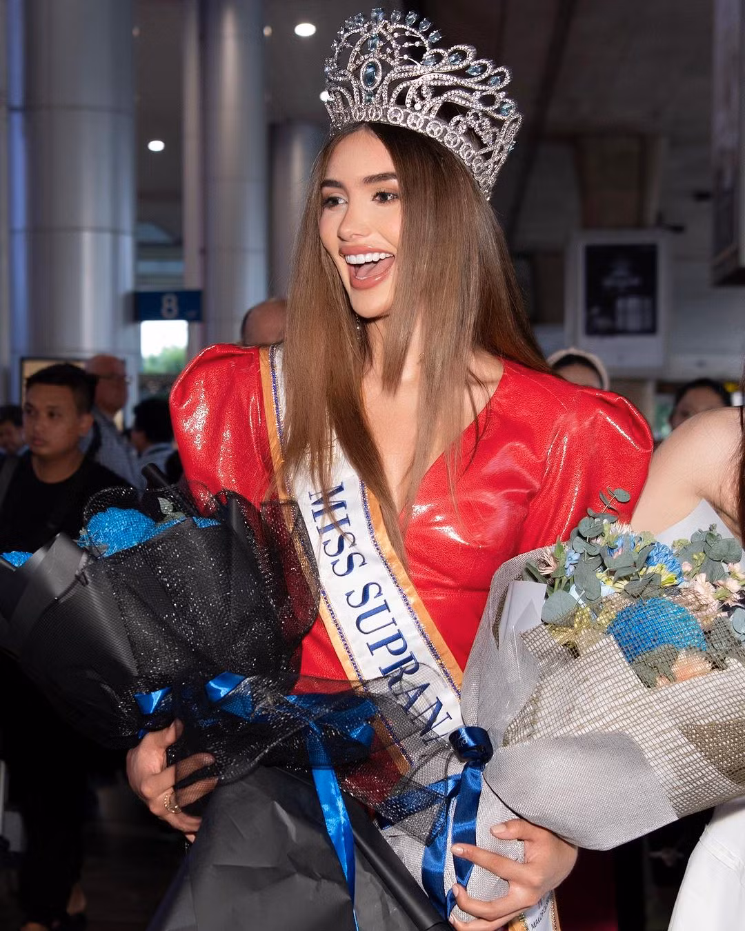 Andrea Aguilera khi tới Việt Nam. Andrea Aguilera khi tới Việt Nam.