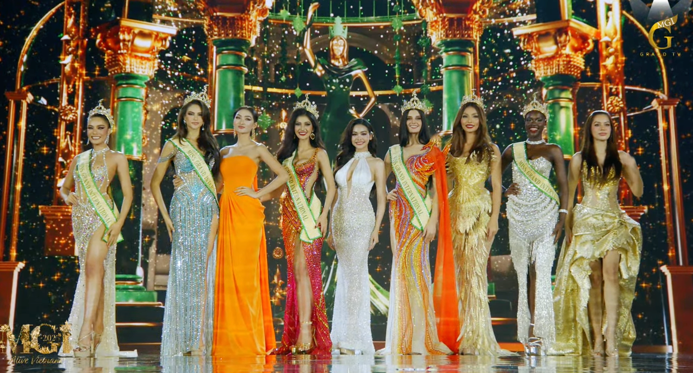 Các người đẹp giành danh hiệu Á hậu 5. Các người đẹp giành danh hiệu Á hậu 5.