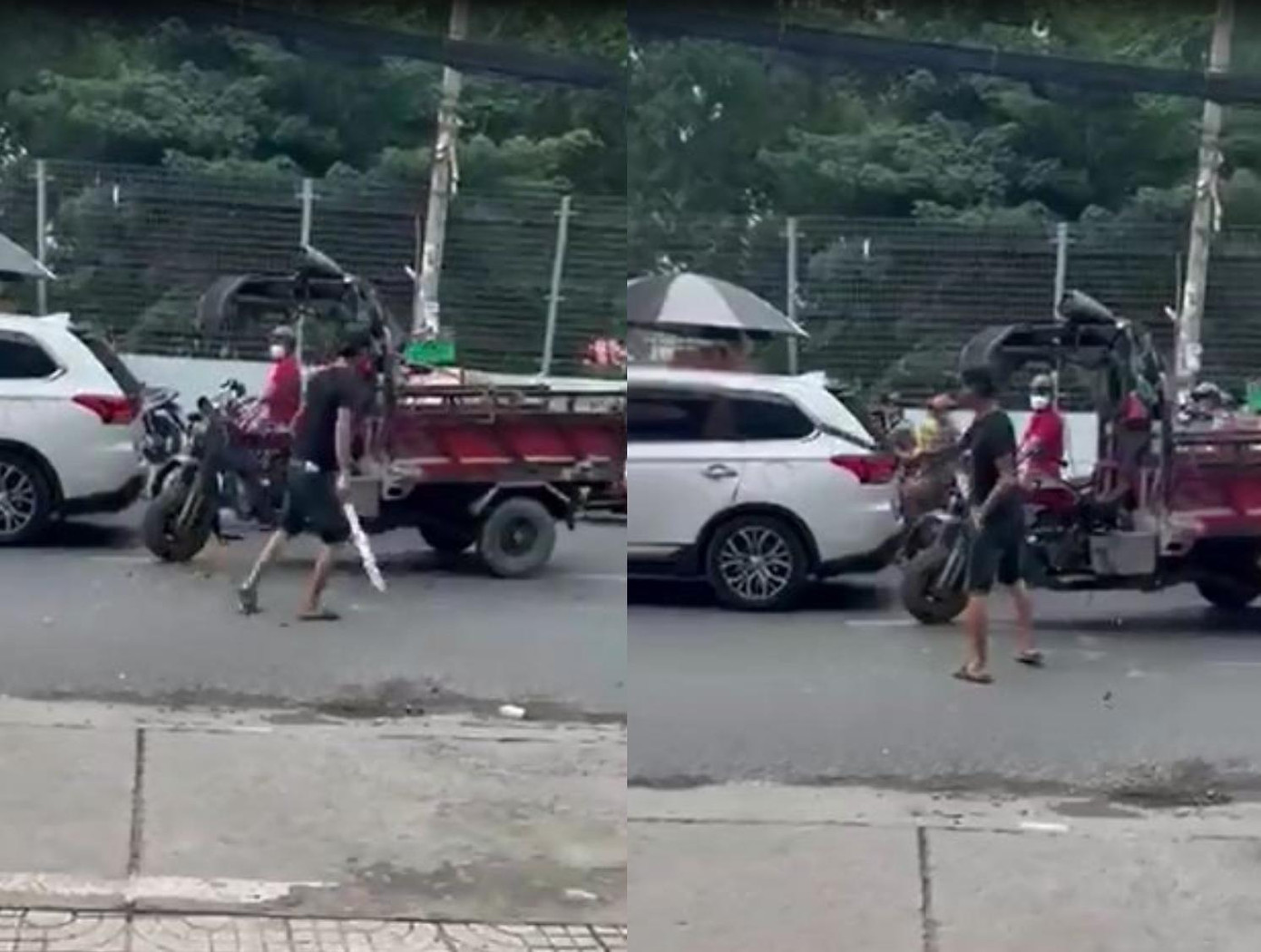 Hình ảnh được chụp lại từ đoạn clip. Hình ảnh được chụp lại từ đoạn clip.