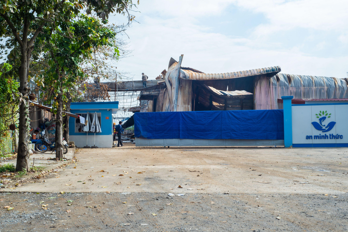 Chi nhánh công ty An Minh Thức - nơi xảy ra vụ cháy.