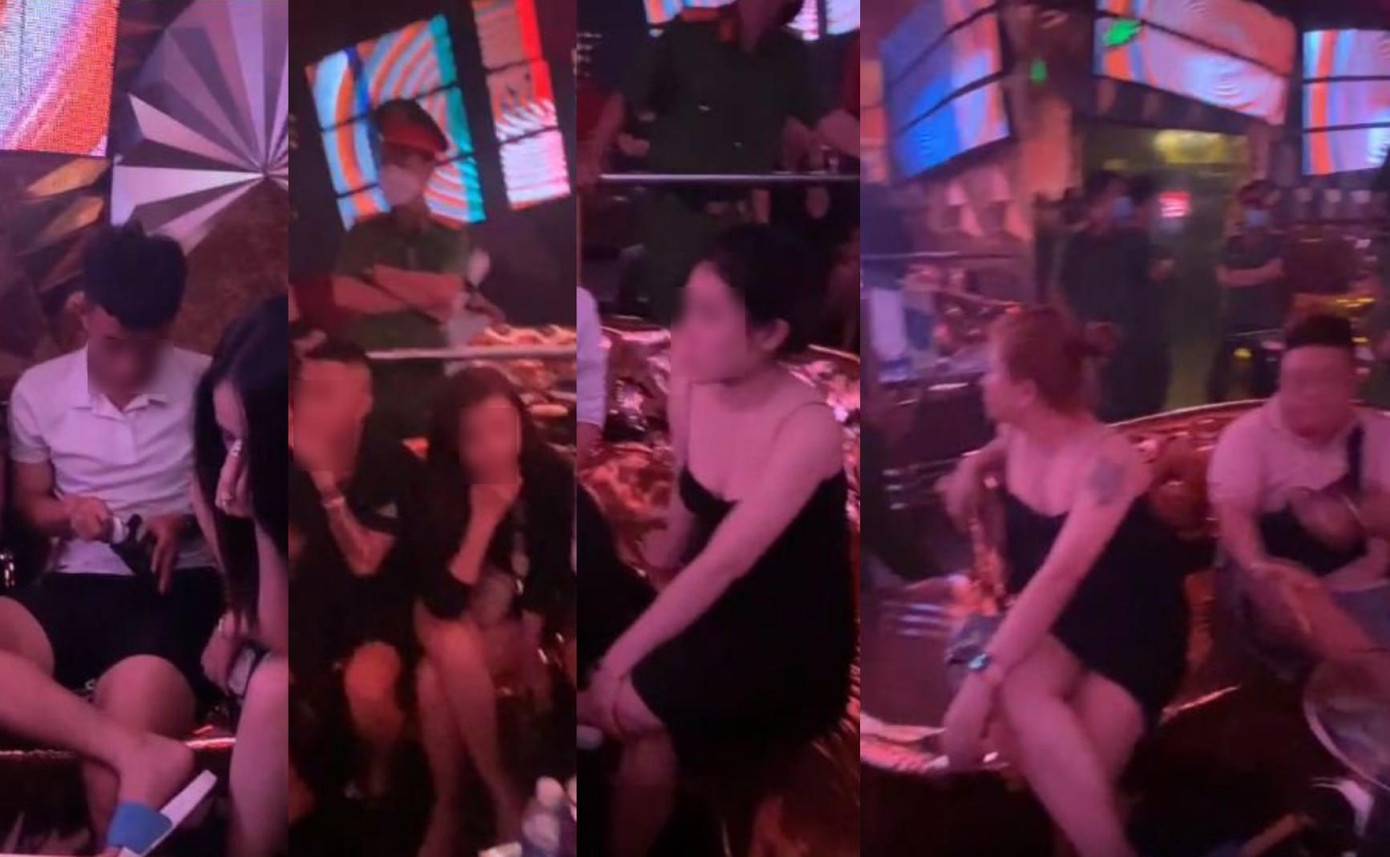 Bên trong quán bar tại thời điểm kiểm tra.