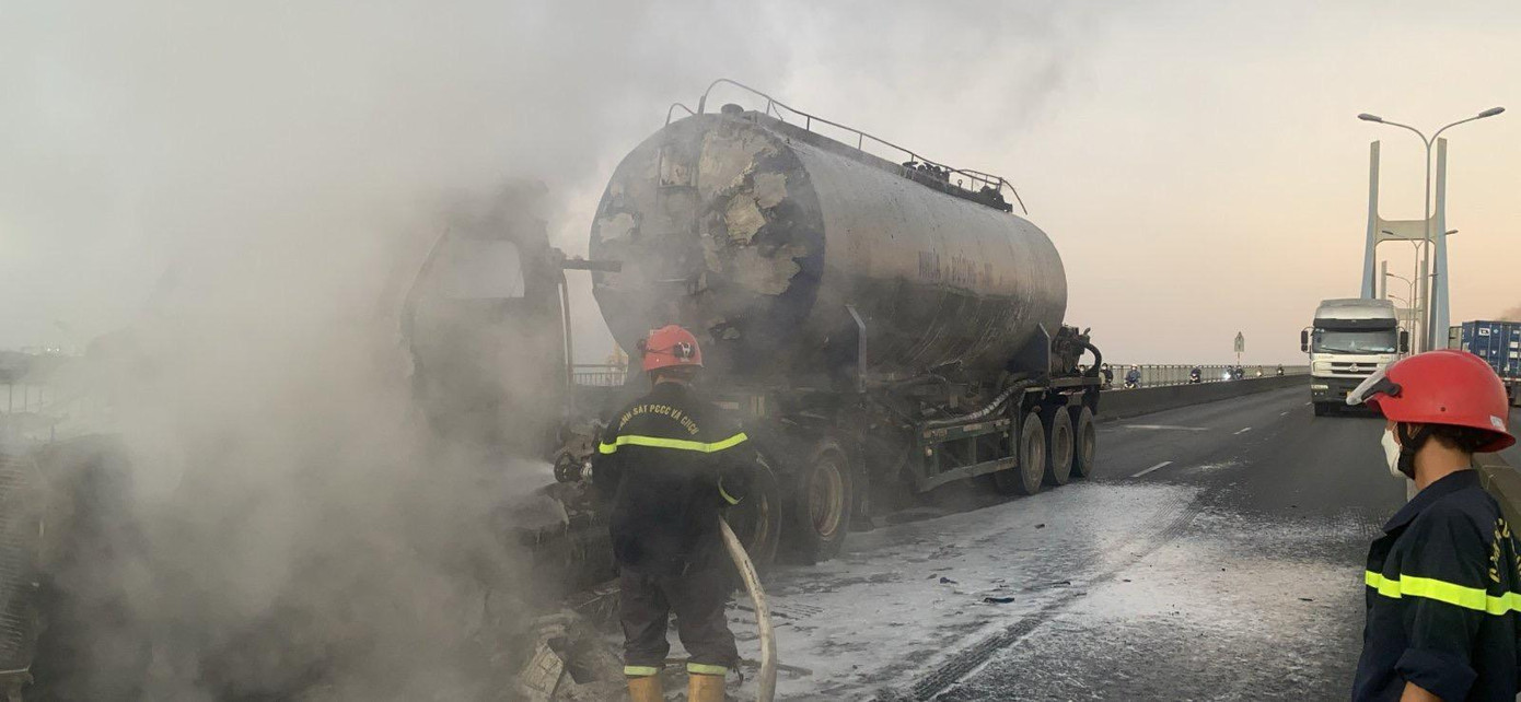 Hiện trường vụ cháy.