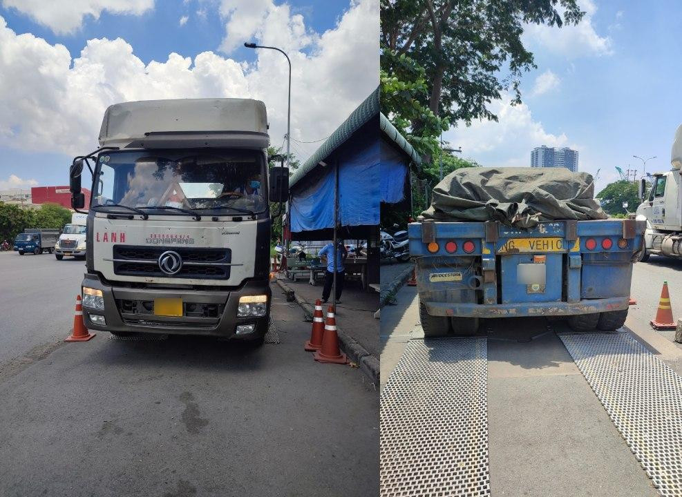 Một trạm cân tải trọng xe ở TPHCM. Một trạm cân tải trọng xe ở TPHCM.