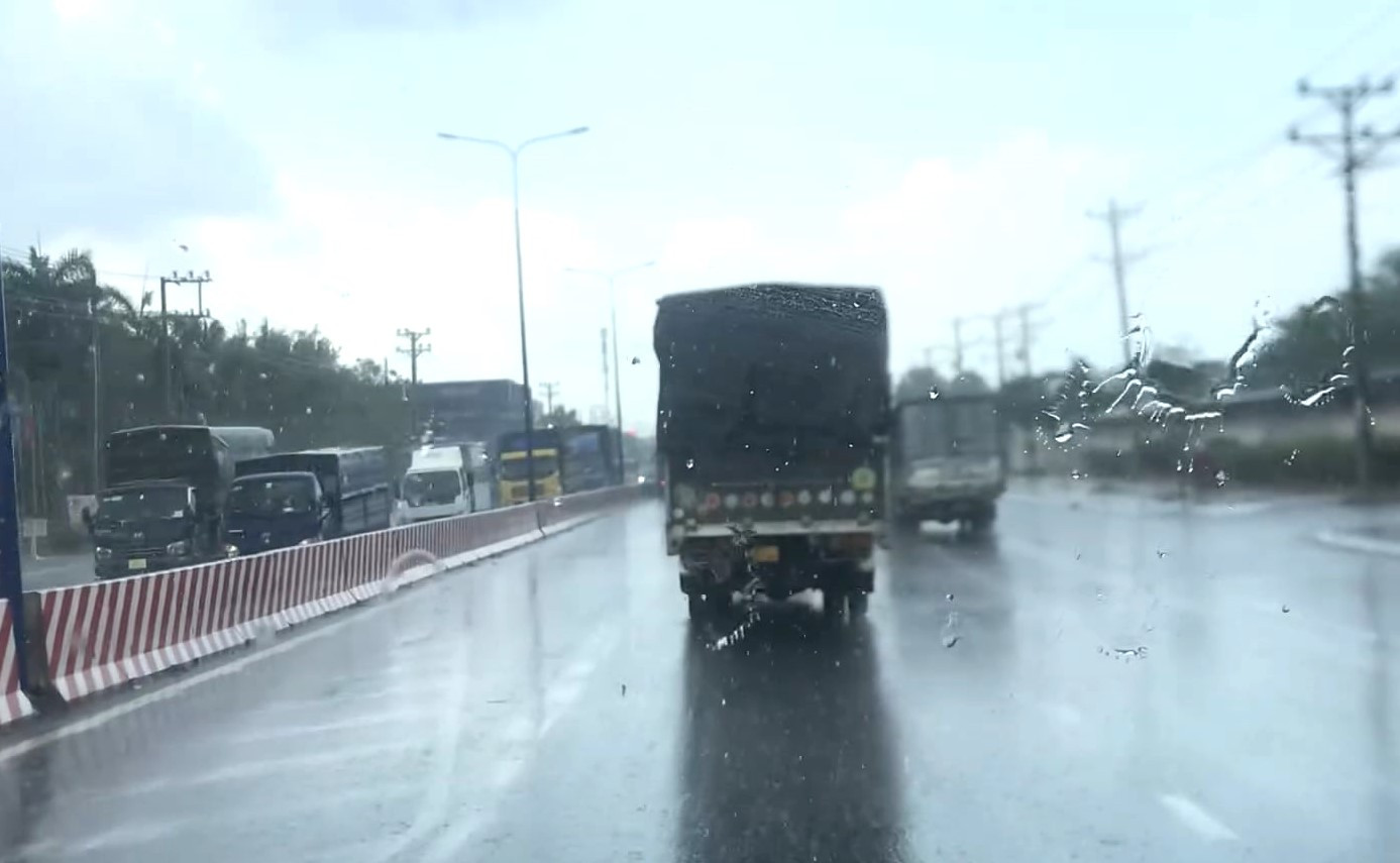 Cơn mưa chiều nay tại Bình Dương