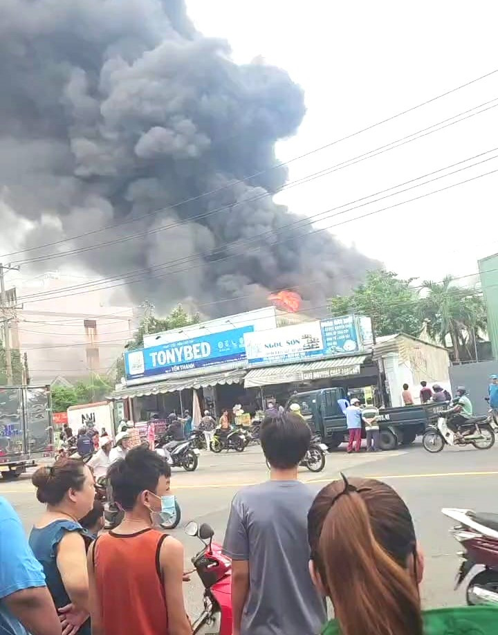 Hiện trường vụ cháy Hiện trường vụ cháy