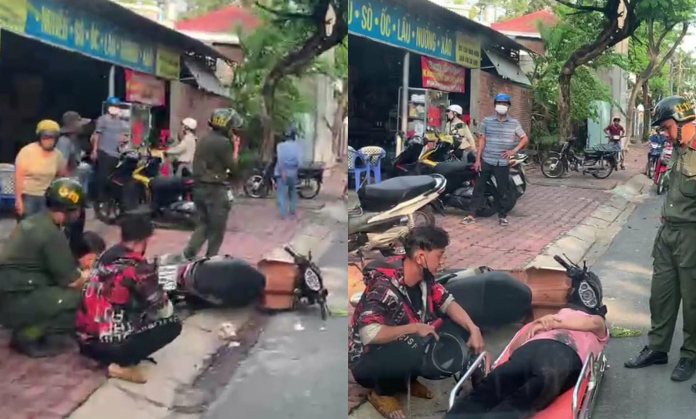 Nạn nhân bị ô tô tông trúng bị thương