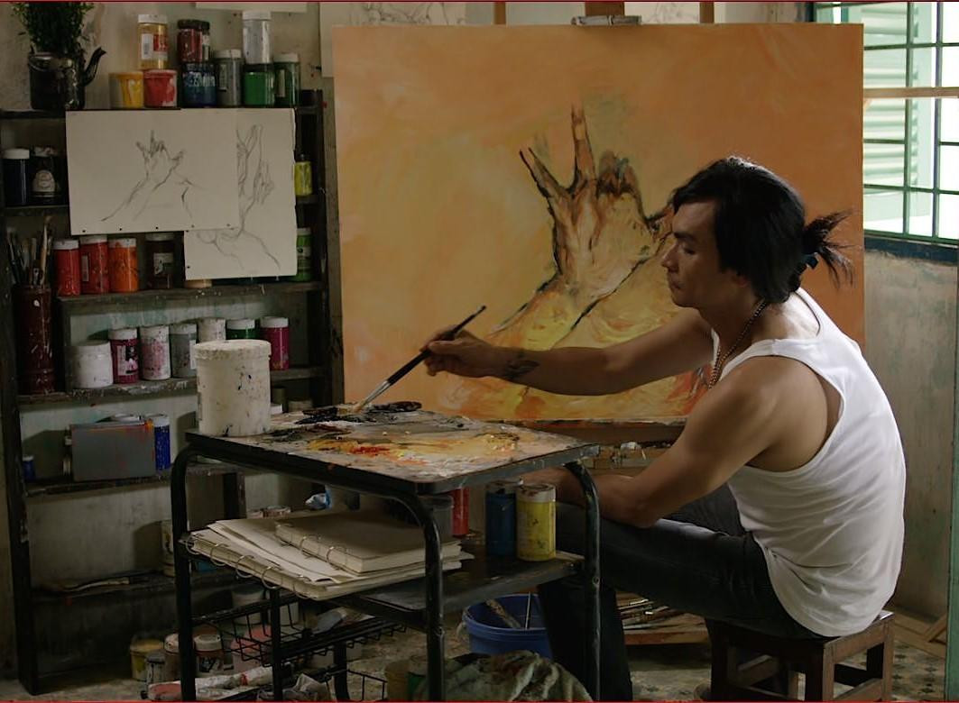 Đức Hải trong vai họa sĩ Sơn