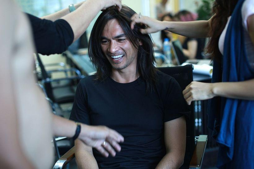 Đức Hải trong hậu trường phim "Người tình"