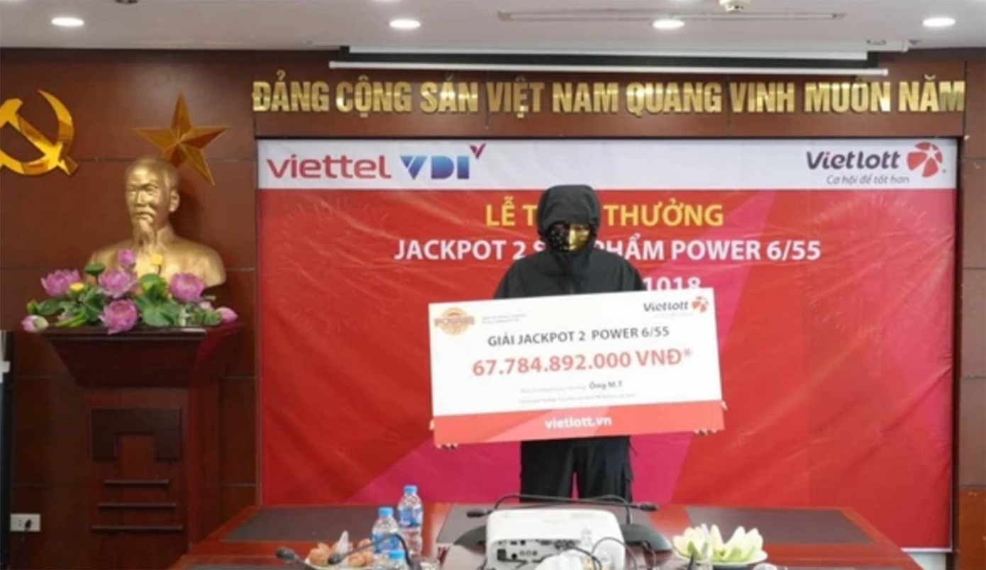 Anh M.T. nhận giải Vietlott hơn 67 tỷ đồng.