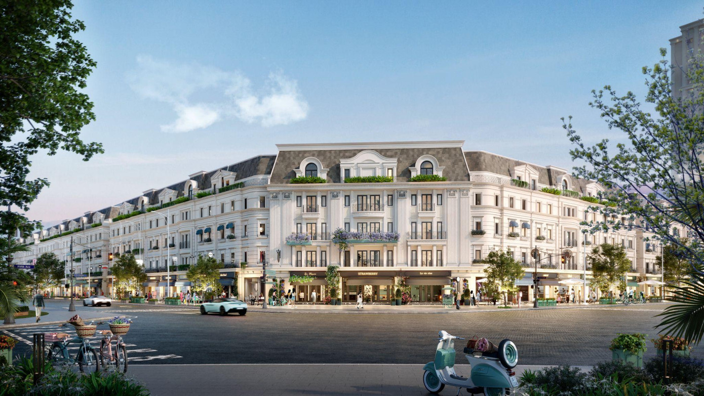 Tổ hợp 118 căn shophouse tại Legacy Garden. Ảnh: dự án Legacy Garden