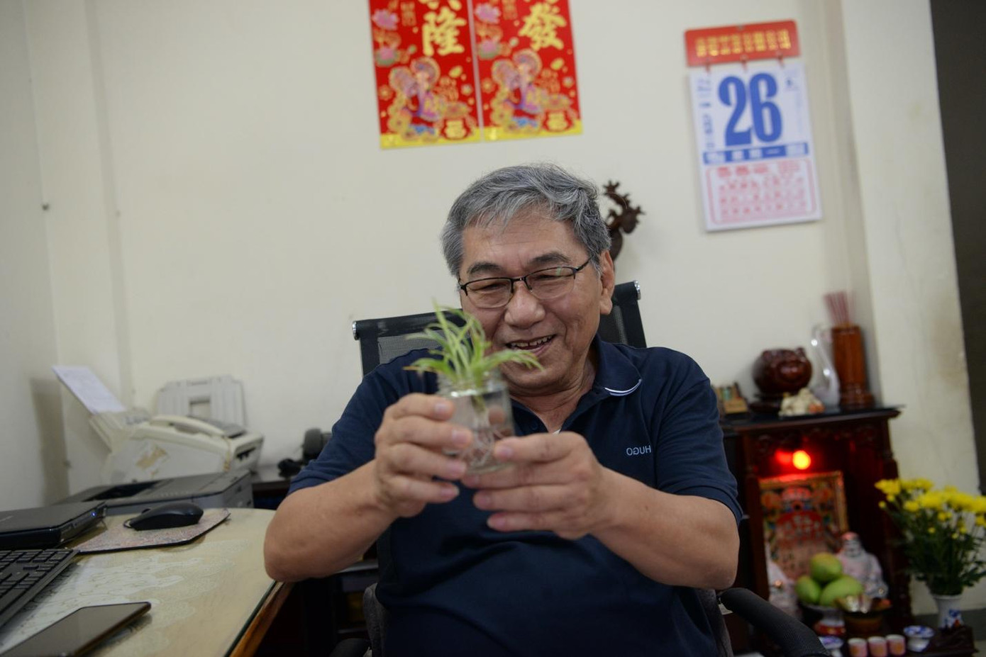 Ông V.P vui vẻ chia sẻ về cuộc sống sau 2 năm điều trị bằng biện pháp miễn dịch