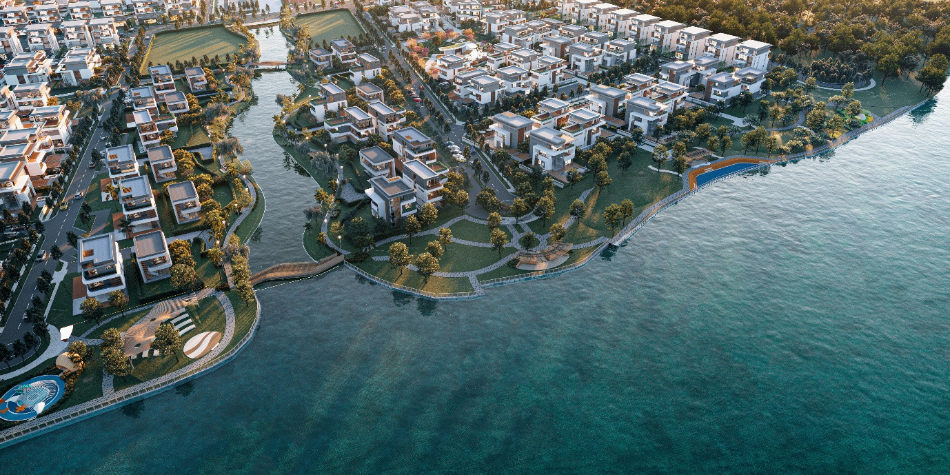 Phối cảnh Oasia SwanBay - Tinh hoa Nhật trên đảo thượng lưu