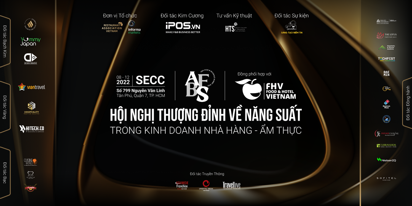 ASIA Food &amp; Beverage Summit 2022 hứa hẹn mở ranhững thảo luận sôi nổi về một ngành thực phẩm &amp; dịch vụ lưu trú đổi mới